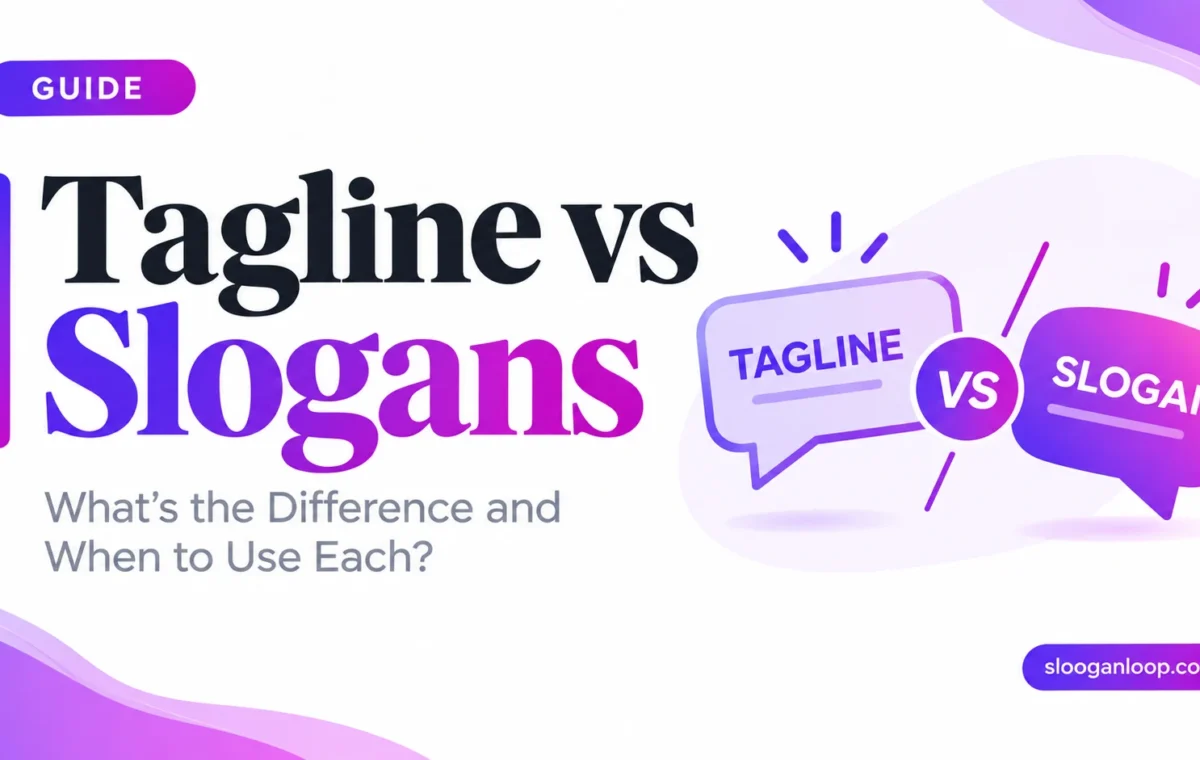 Super 50 Clever Tagline vs Slogans Examples (2026)