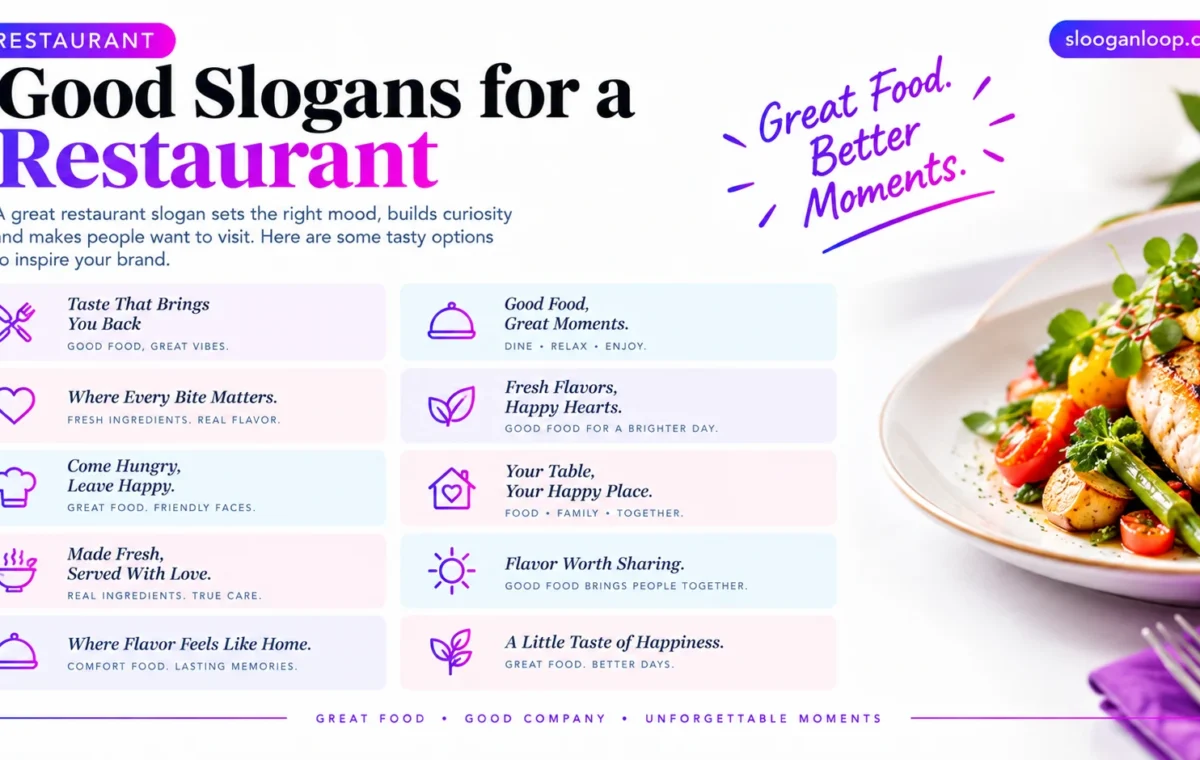 Inspiring What Is a Good Slogan for a Restaurant? 50 Catchy 2026